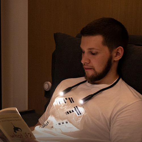 Rechargeable led neck book - rechargeable,