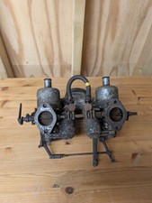 Twin SU H4 Carburettors Carbs