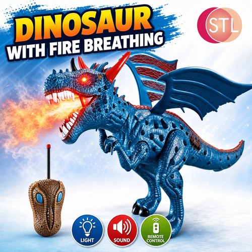 Remote control dinosaur toy - remote,