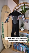 O’Neill Girls 5/4 Chest Zip