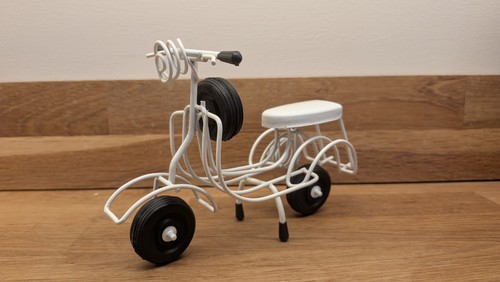 Vespa scooter wire model - scooter,