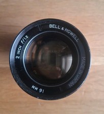 Bell and Howell 16mm lens 2 Inch f/1.2 Movie Lens made in Japan
