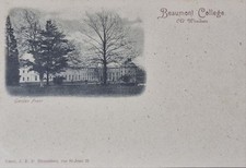 Beaumont College Old Windsor, Vintage Postcard