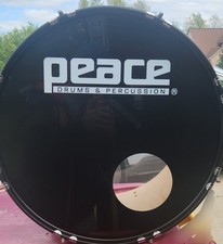 PEACE BASS DRUM/ RED WINE 22"