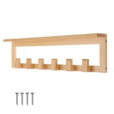 Wooden coat rack - wooden,