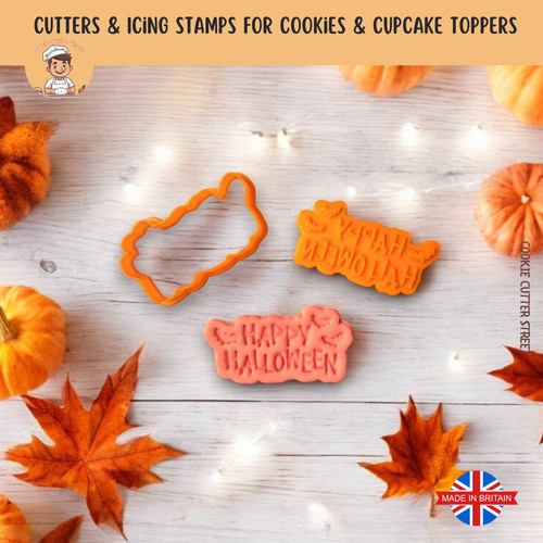 Happy halloween cookie - halloween, cutters