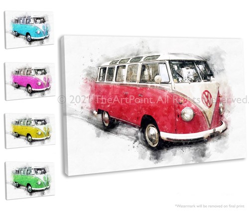 Camper van canvas wall art - canvas,