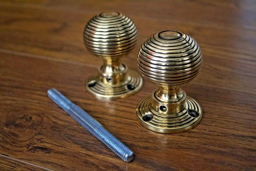 Solid brass door knobs - knobs,