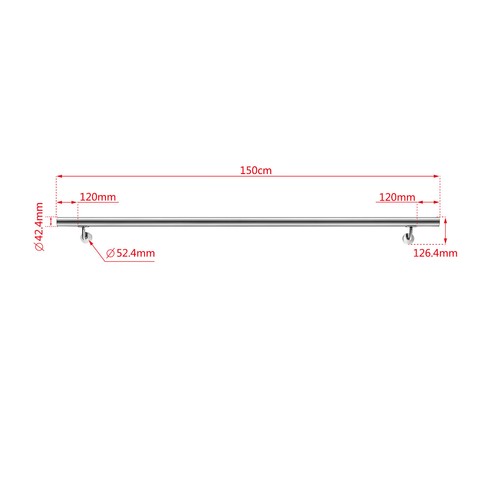 304 stainless steel handrail - steel,