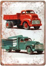 Old Auto Ad 1950 GMC COE Dump Truck Beverage Truck Reproduction Metal Sign A2183