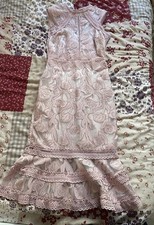 Lipsy Jacquard Flippy Hem Midi