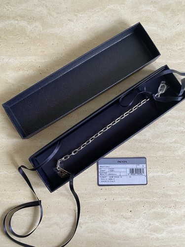 Prada silver chain - silver,