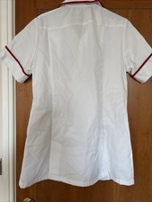 White/Red Piped Nurses Uniform