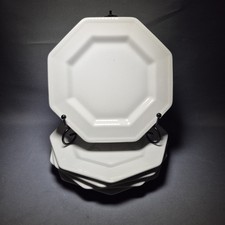  4 Johnson Brothers Heritage White Side Starter Plates Vintage Dinning Set 8"