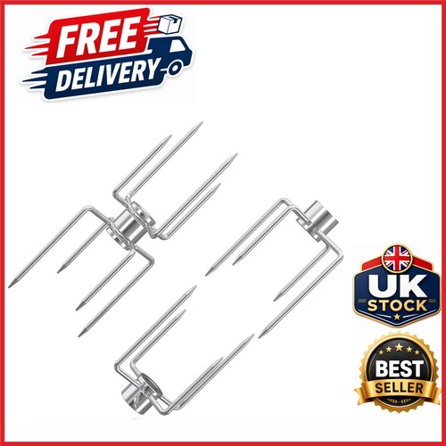 Double ended rotisserie forks - double,