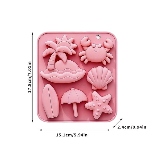 Silicone chocolate molds ocean - silicone,