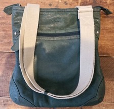 Womens Osprey Leather Shoulder Green Bag.