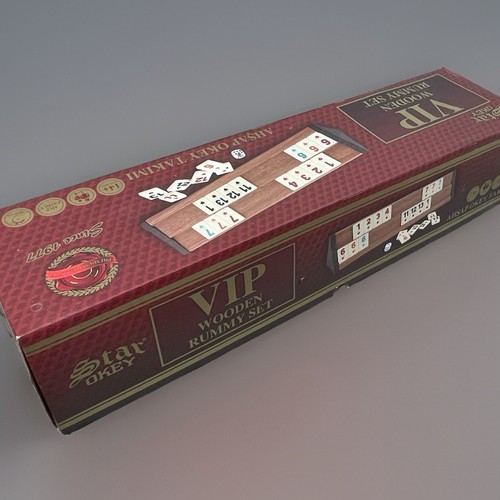 Premium wooden rummy tile - wooden, game