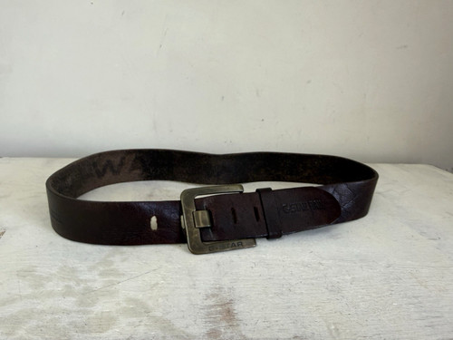 Star raw leather belt men - g-star,