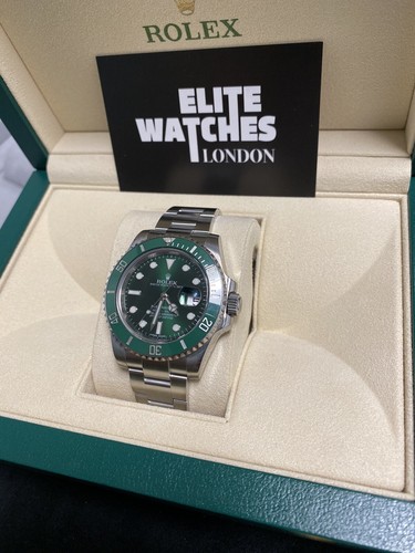 Rolex green submariner - rolex,