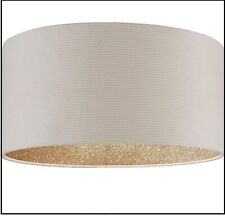 18" CREAM GOLD GLITTER PENDANT LAMP SHADE LIGHT SHADE CEILING ROOM DECOR