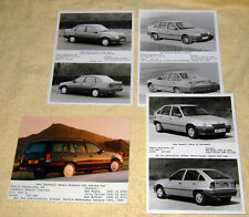 Vauxhall Astra-Belmont Mk2 Press Photos x 4, 1984-1989, L, GL, LXi & SRi 