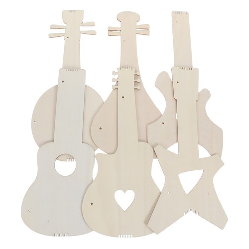 Pcs children wooden guitar - wooden,