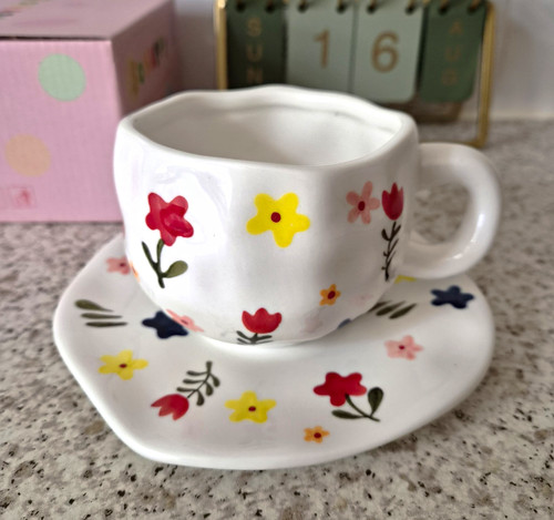 Tea cup saucer - tea, &