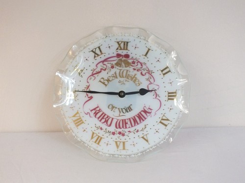 Vintage ruby wedding glass - ruby,
