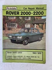 Rover P6 2000 2200 Autodata