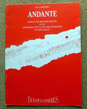 Mozart - Andante in C major K 315 arr Wolff: Flute & Piano Boosey Hawkes 9+2pgs