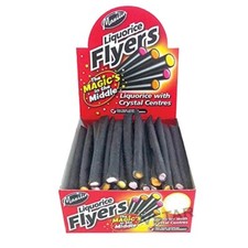 MAXILIN LIQUORICE ORIGINAL FLYERS LIQUORICE FLAVOUR GIANT FLAVOUR SWEETS STICKS