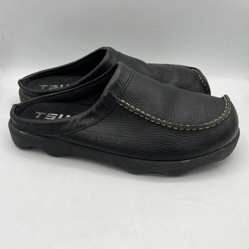 Tsubo black leather slip - tsubo, on