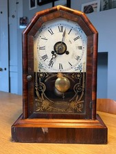 Early 20th Century Striking Mantle Clock by Ganter Brothers, Dublin, Ireland