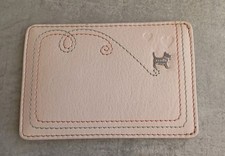 RADLEY "BORDER HEART" ivory coloured card holder.  NEW without tags. 
