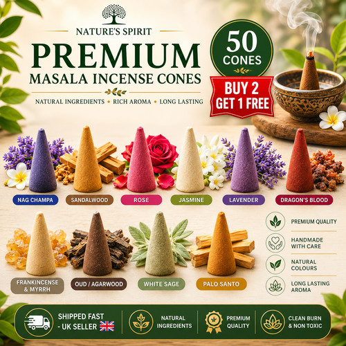 Natural incense cones 50 - x,