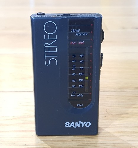 Vintage sanyo rp42 fm - vintage, am/fm