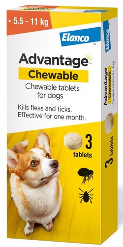 Chewable flea and tick - flea,