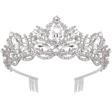 Silver Tiara and Crowns for