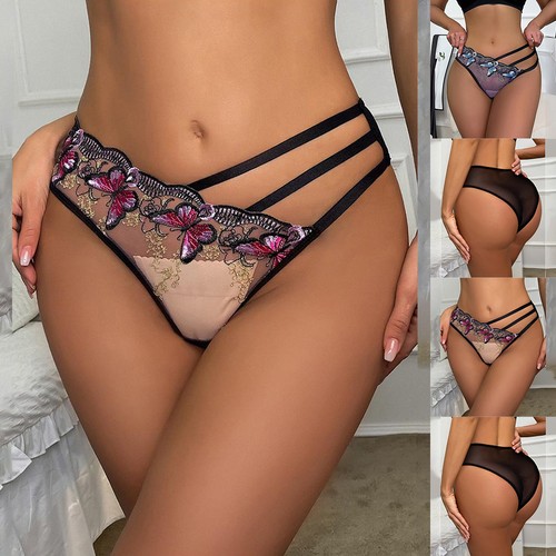 Womens sexy lace sheer panties - sexy,
