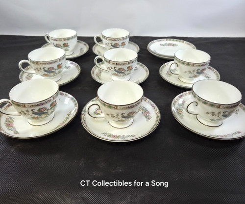 Set wedgwood kutani - 8, crane