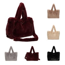 Ladies Large Fluffy Crossbody