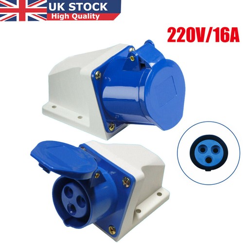 Mains hook socket inlet - mains, up