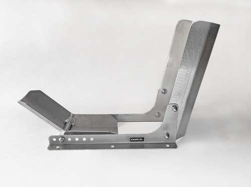 Aluminium front wheel chock - aluminium,