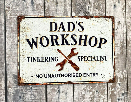 Personalised workshop sign - personalised,