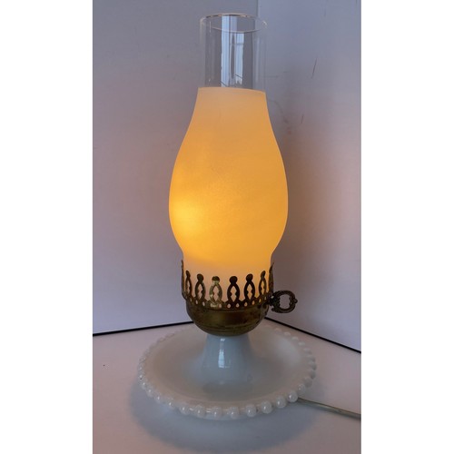 Vintage hobnail milk glass - hobnail,