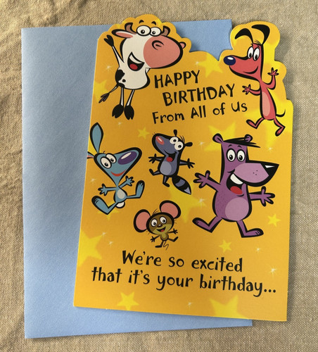 Happy birthday greeting card - happy,