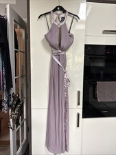 Tfnc Pleated Maxi  Dress Size