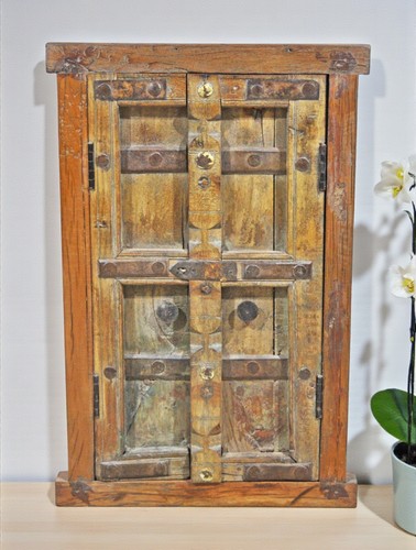 Antique wooden wall décor - wall,