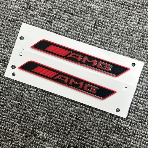 Amg black red side decal - 2, x